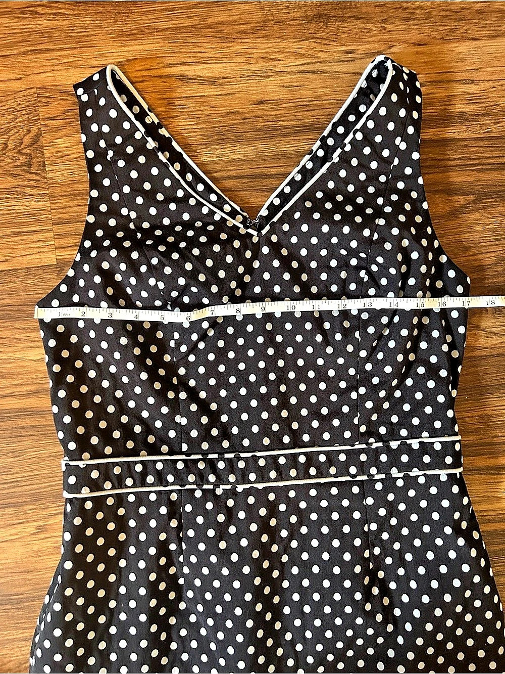The Limited Polka Dot Mini Dress in Black & White - Picture 4 of 7